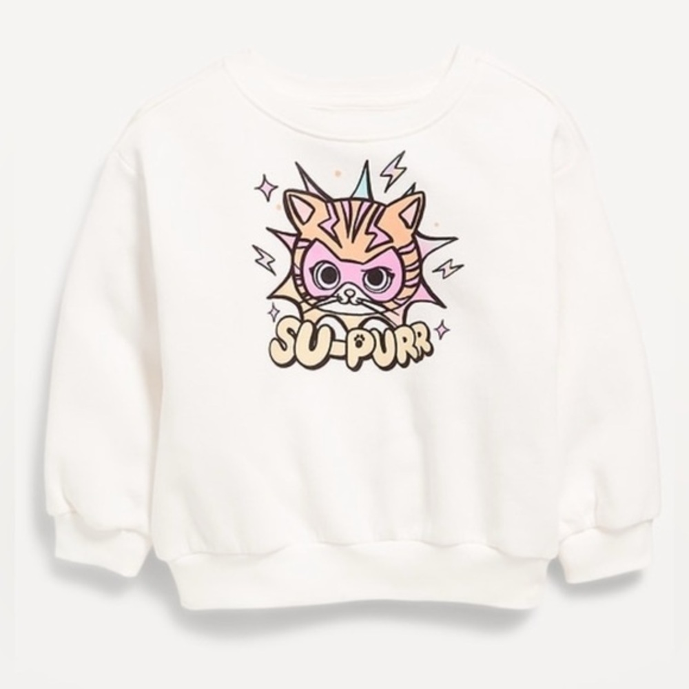 NEW…Toddler Disney SuperKitties Sweatshirt